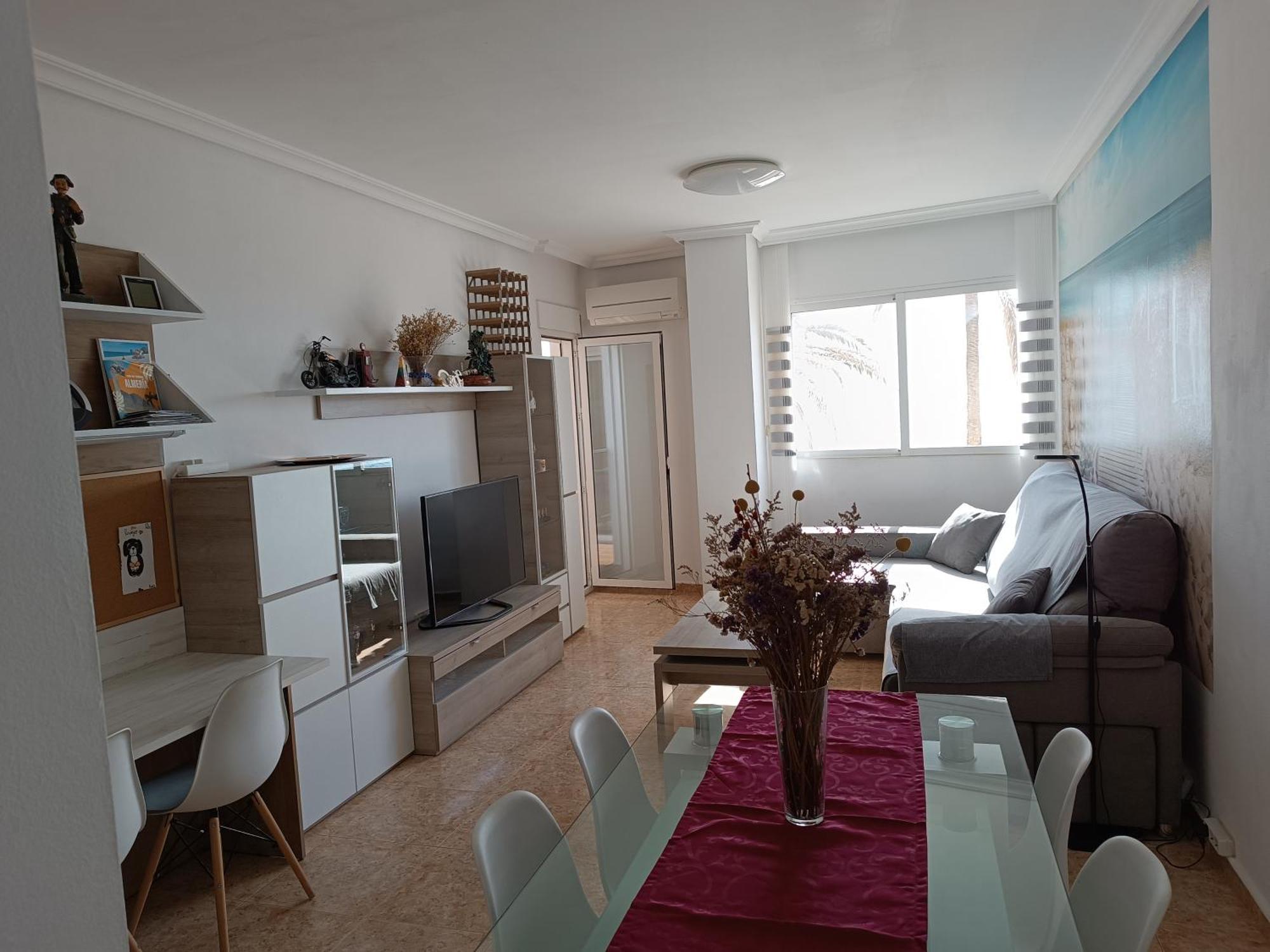 Piso Primera Linea Playa Almeria Exterior foto